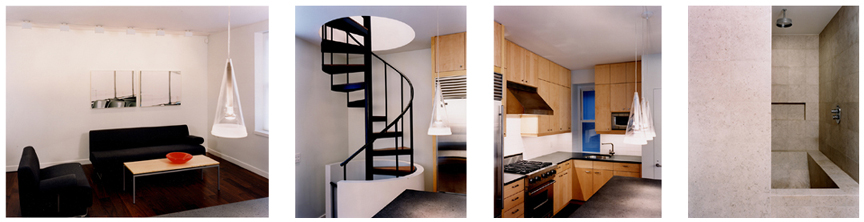 Segal Residence Living Room - Stair - Kitchen - Bath